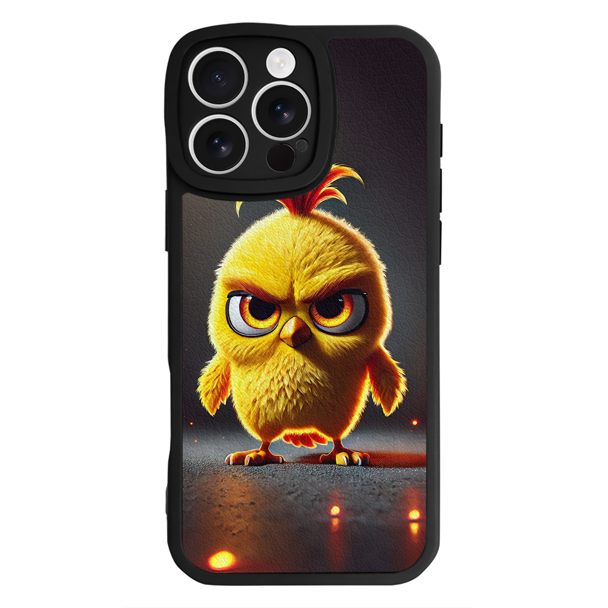 （画像用） Angry Birds アングリーバード 【iPhone 16シリーズ対応】シリコンスマホケース（レザー調） 材質：シリコン